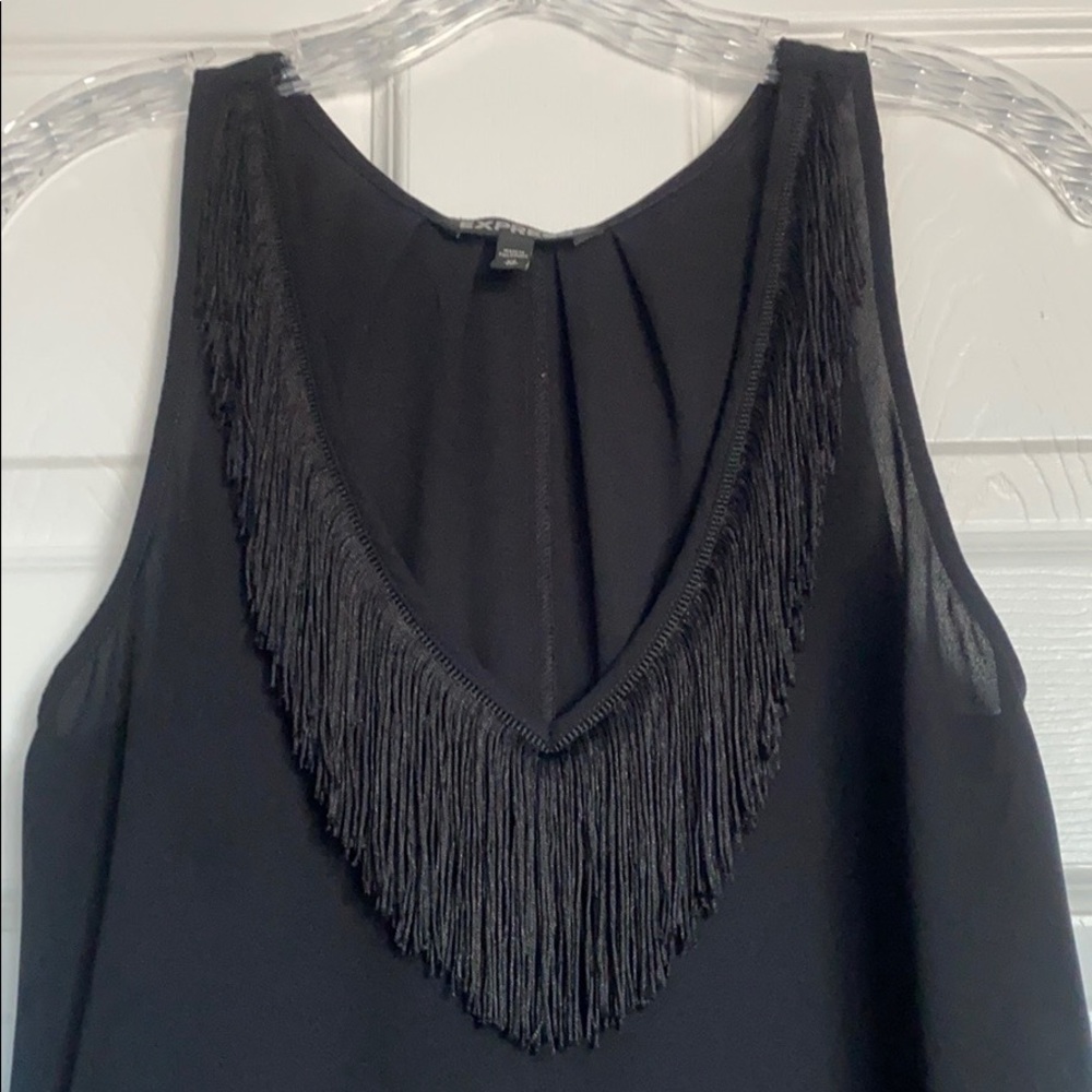 Express | Tassle Black Tank